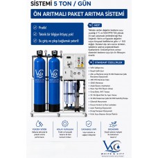 Ön Arıtmalı Paket Artıma sistemi 5Ton/Gün